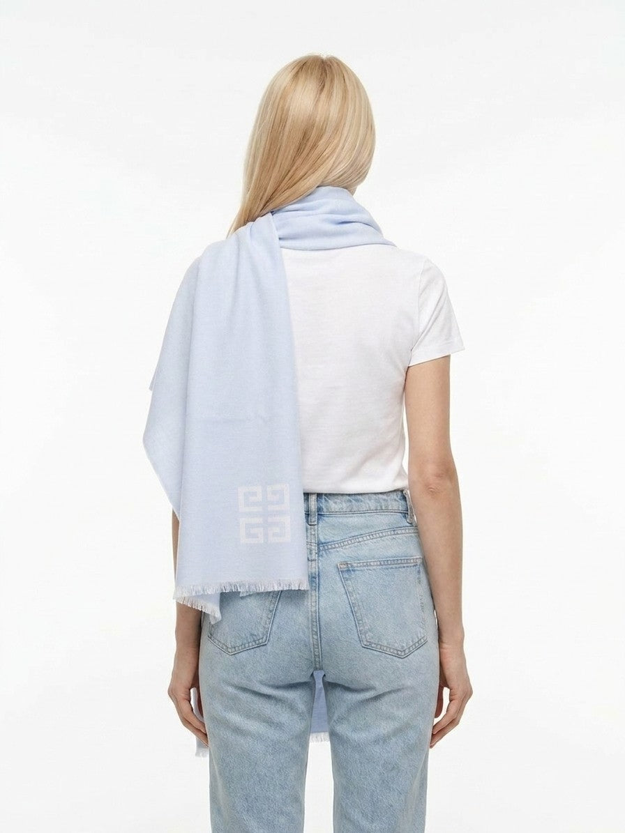 Givenchy Bicolor Wool Scarf