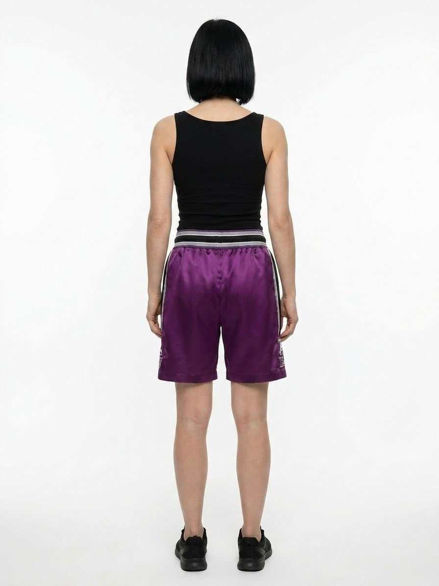 Bermuda Shorts by Dolce & Gabbana for women in polyamide & polyester purple features a eye catching and short with a eye catching .