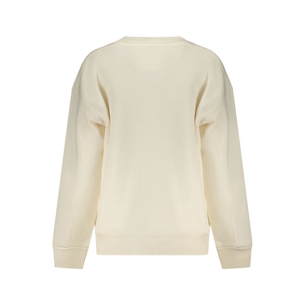Sweatshirt by Guess Jeans for women in organic cotton & polyester white & print features an magnificent silhouette, showcasing a sophisticated and detail for a truly magnificent finish.