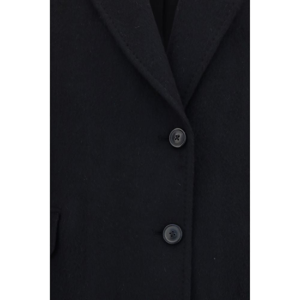 Our Legacy Black Mohair Coat