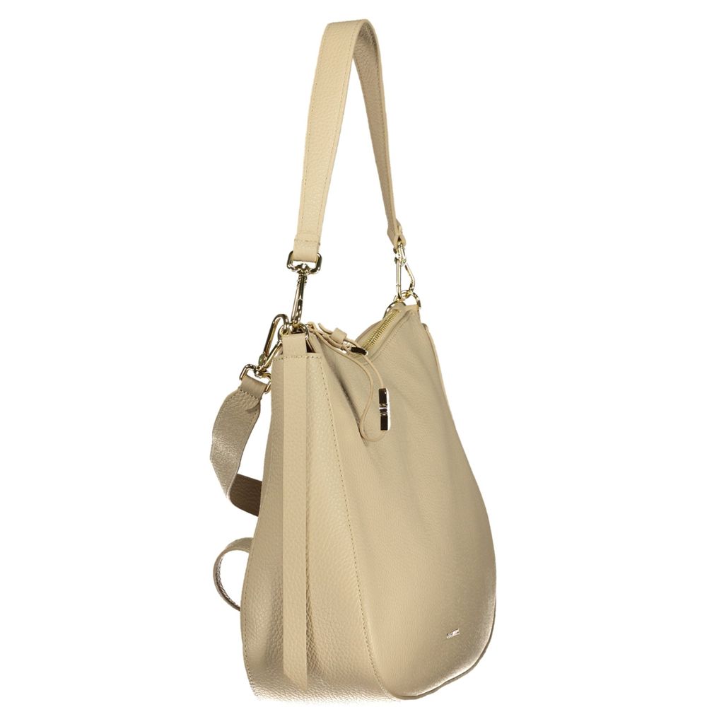 Coccinelle Nory Leather Handbag - Beige