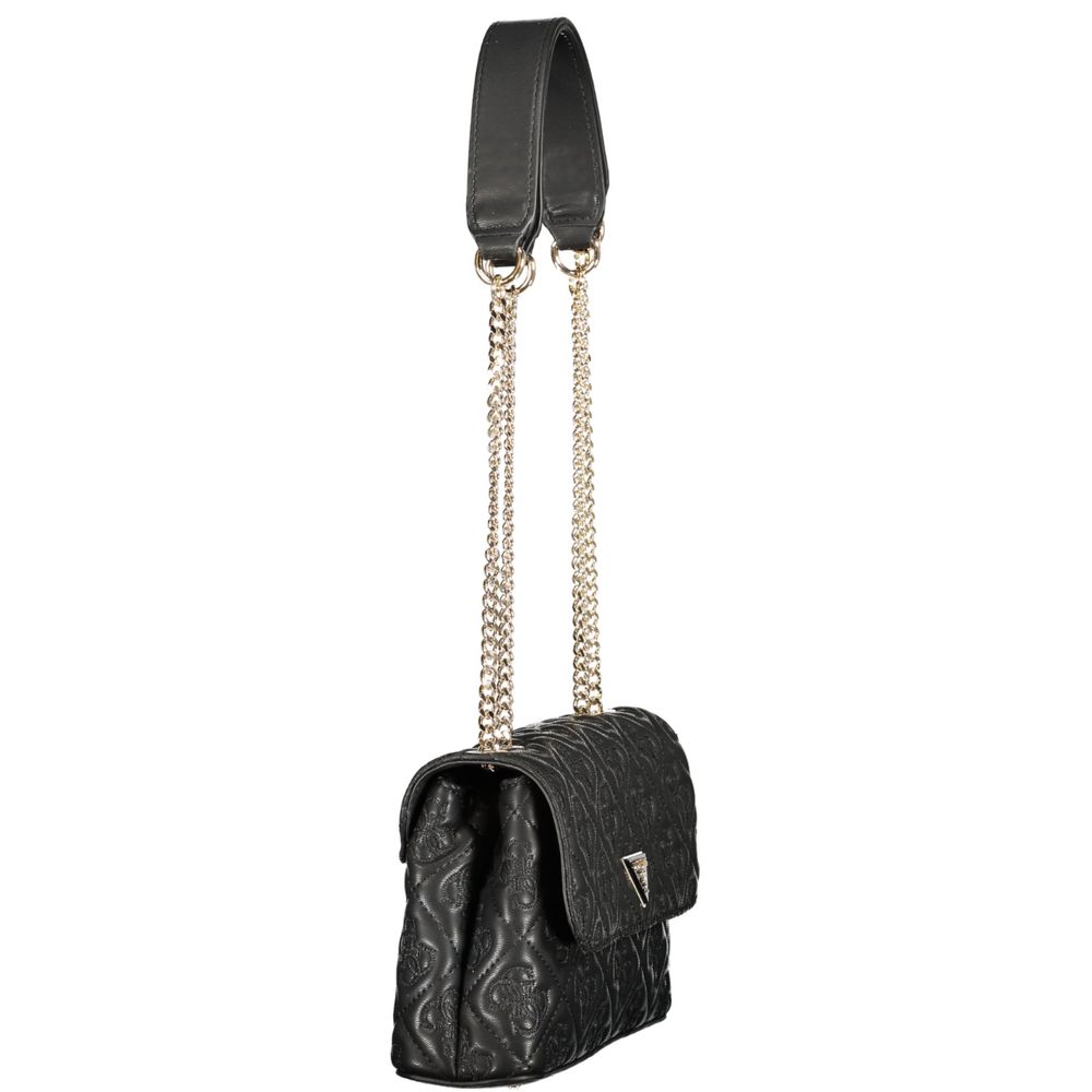 Guess Jeans Adelasia Polyethylene Handbag - Black