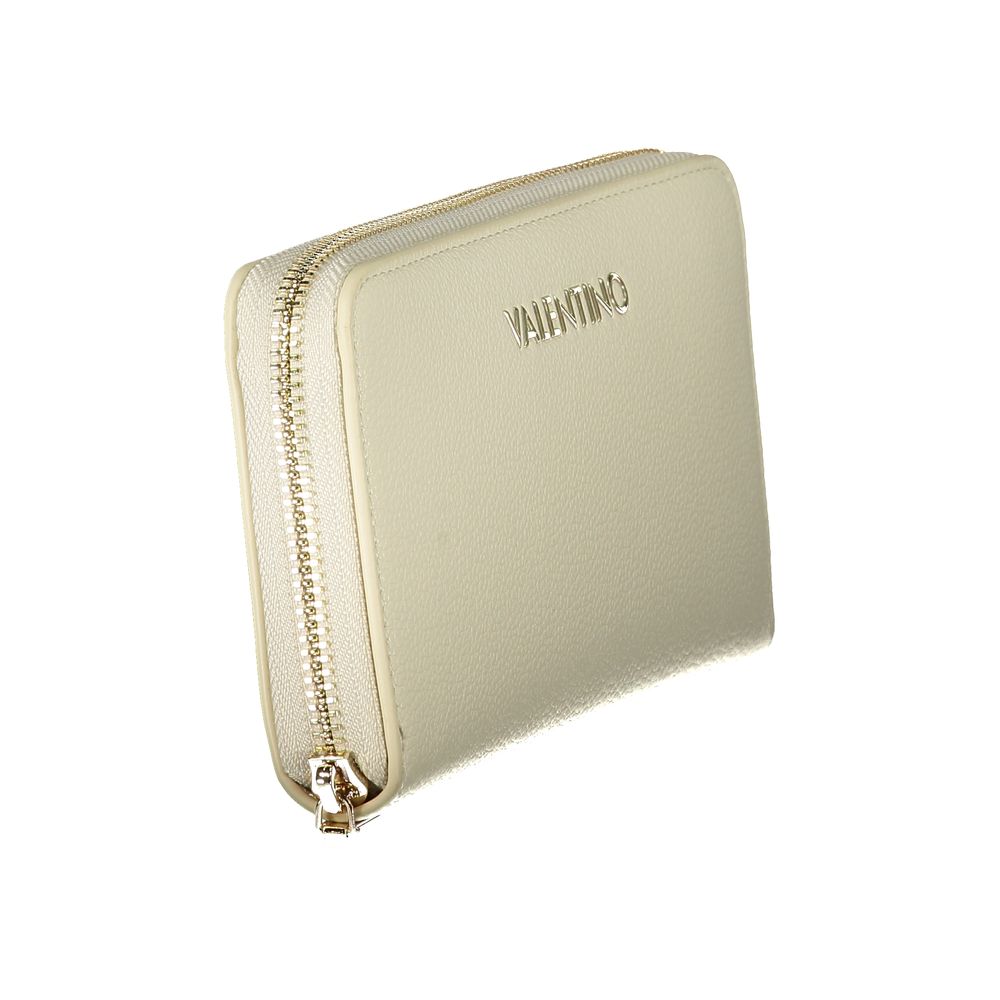 Mario Valentino Polyethylene Cardholder Wallet - Beige