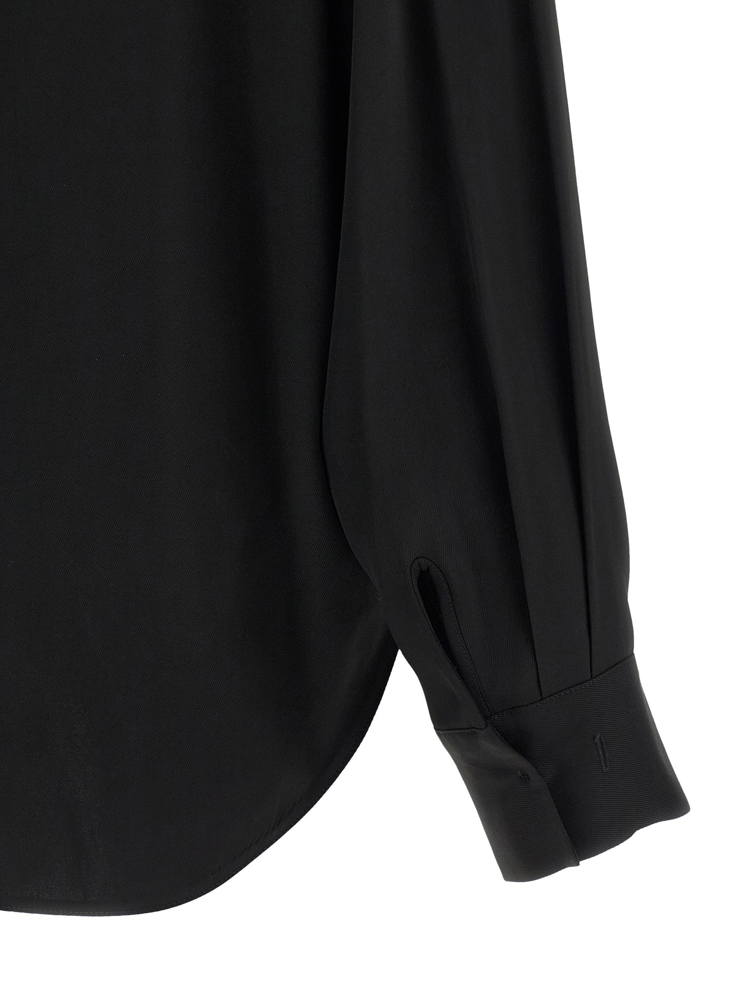 NUDE Black Viscose Blouse