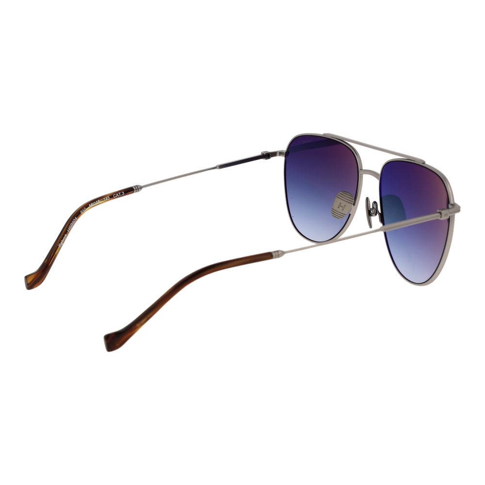 Hackett Dark Tint Metal Sunglasses - Silver