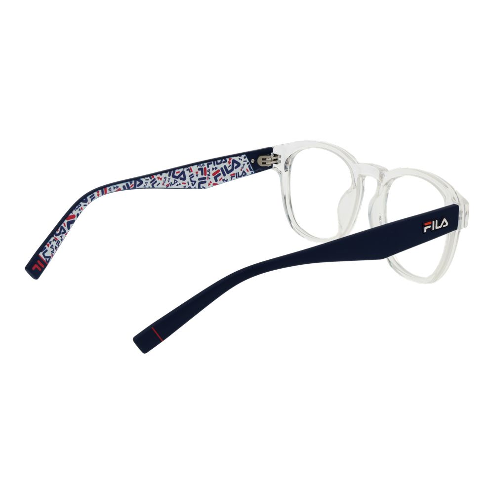 Eyeglasses Frames by Fila for unisex in plastic transparent showcases a refined full-frame frame design with a refined transparent coloured frame finish for a refined and sophisticated look.