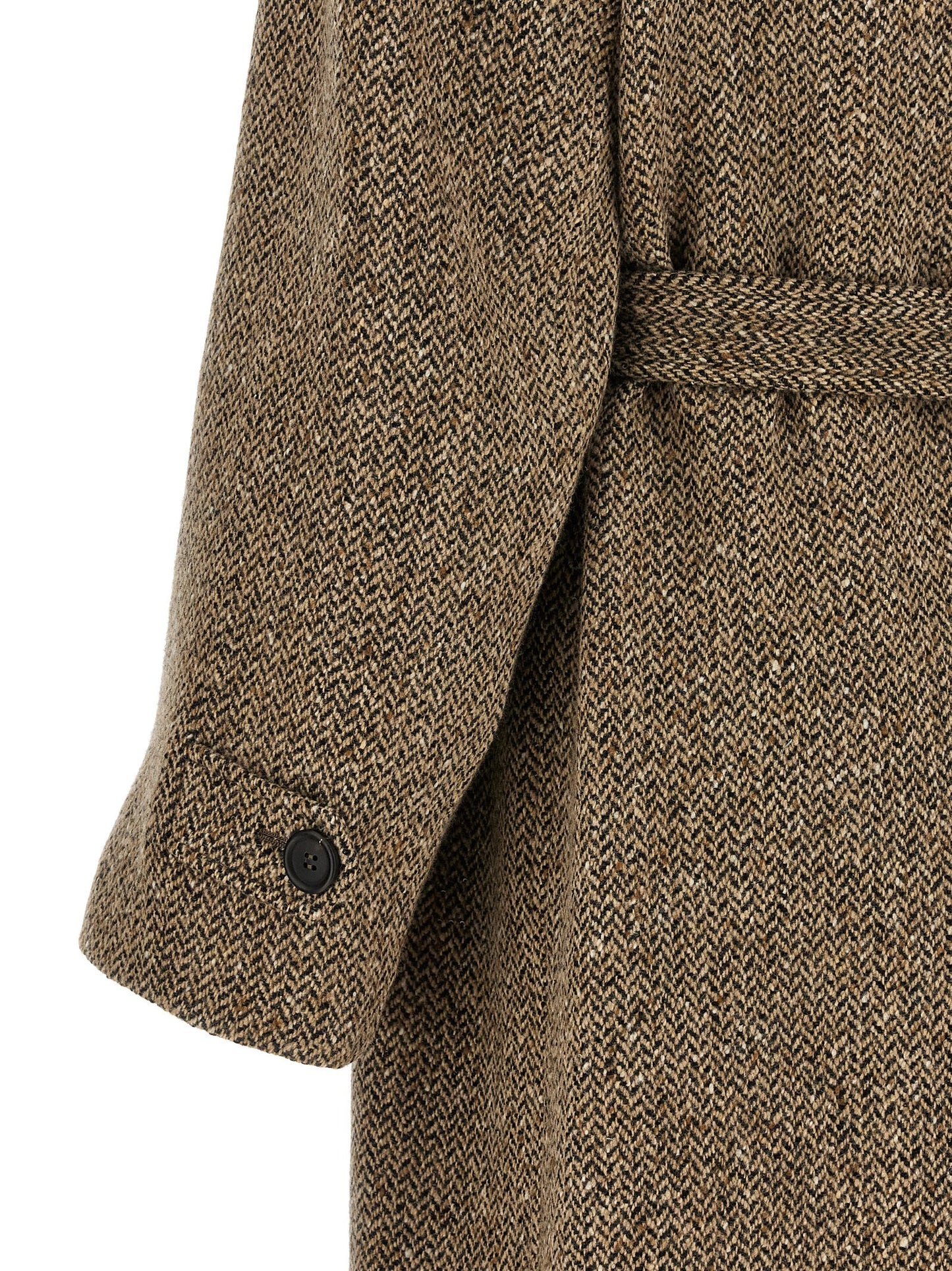 Brunello Cucinelli Brown Virgin Wool Coat