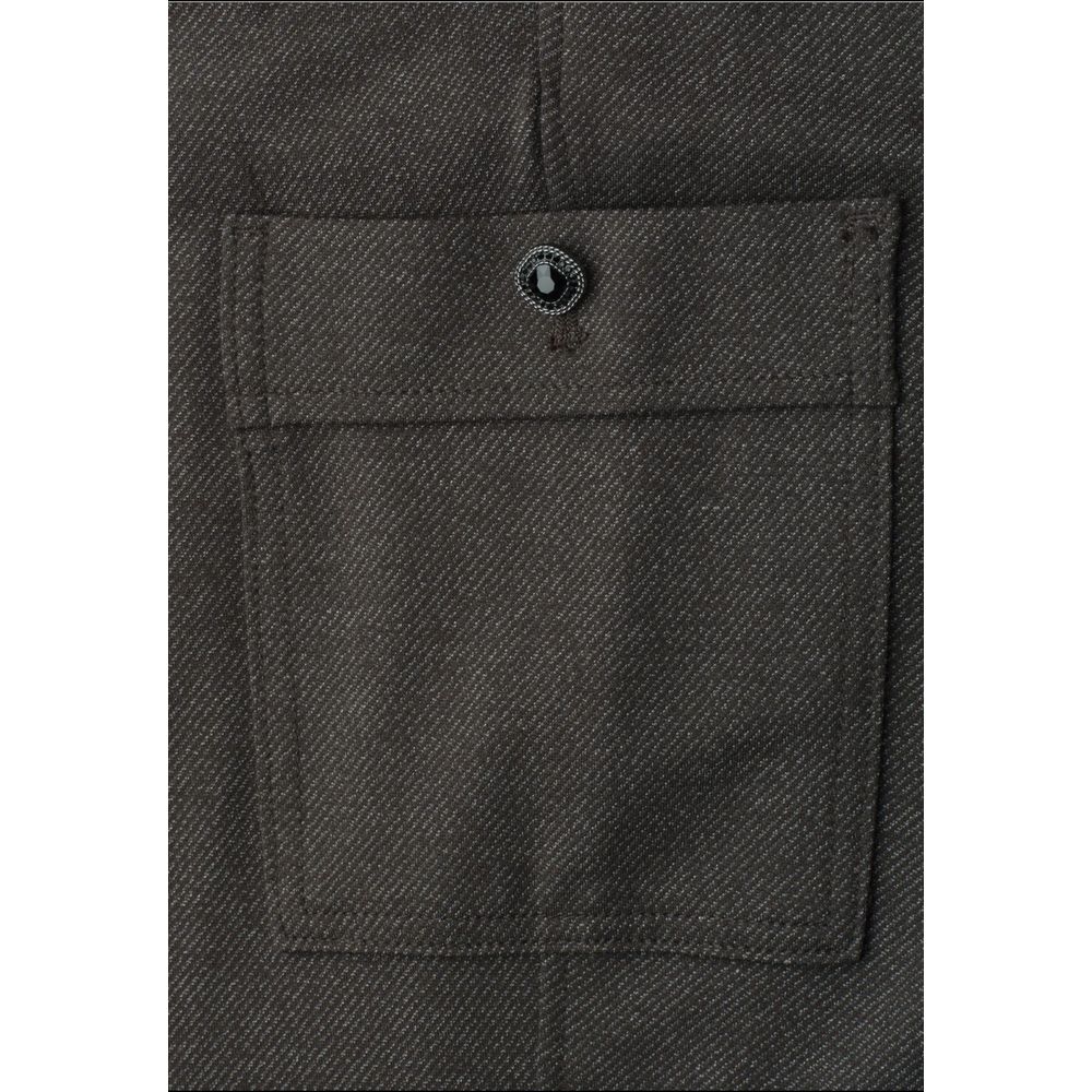 Cargo Pants by Street One for women in stretch viscose brown features an smart casual straight & regular-fit and long, expertly tailored with a and smart casual utilitarian details for a sophisticated look.