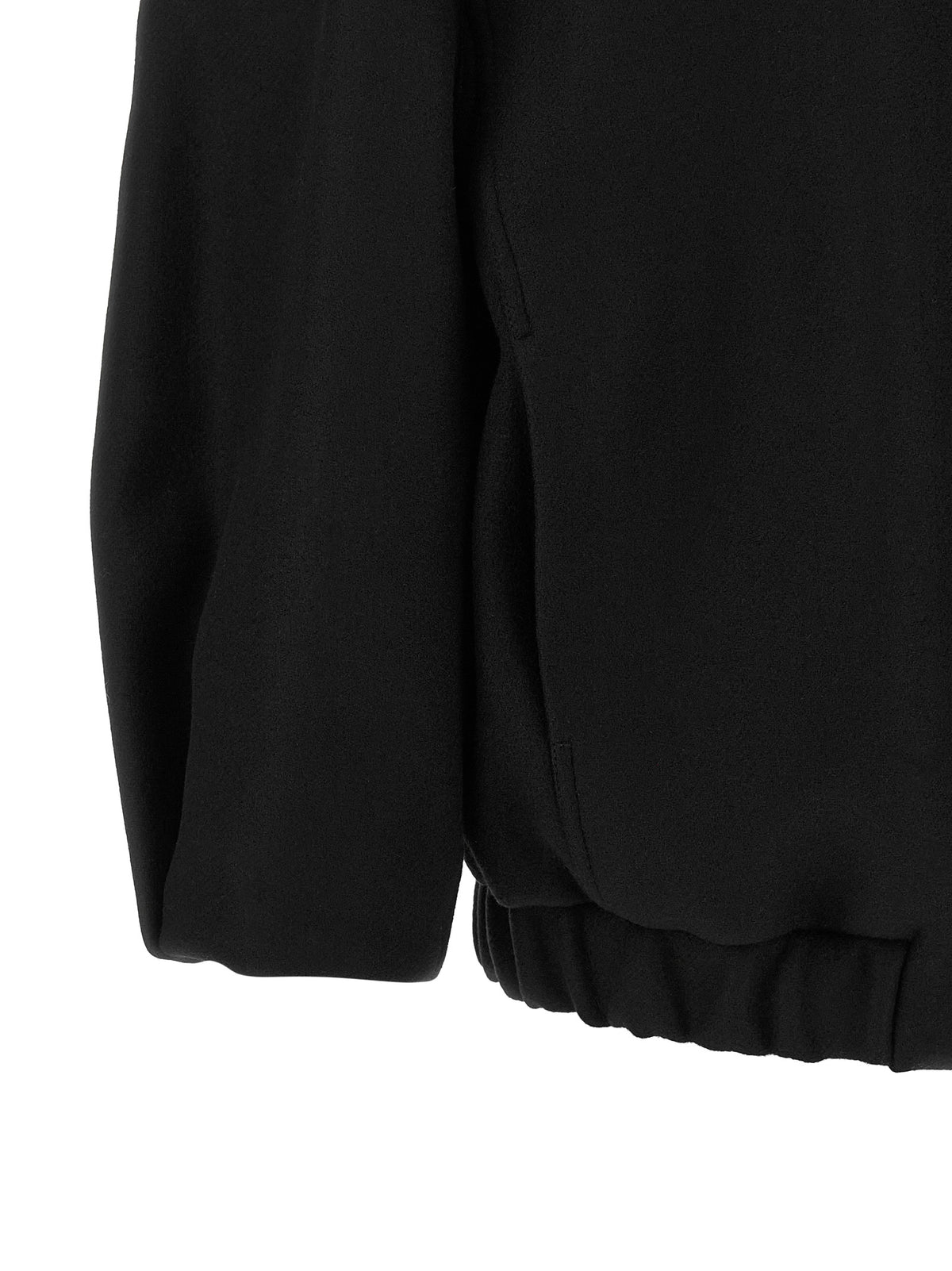 Bomber Jacket by Dries Van Noten for women in polyamide wool black features a city-ready silhouette, detailed with pockets and a city-ready .