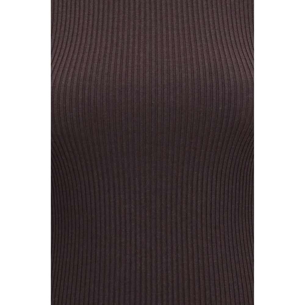 Wolford Women's Slim Turtleneck Wool Sweater - Brown