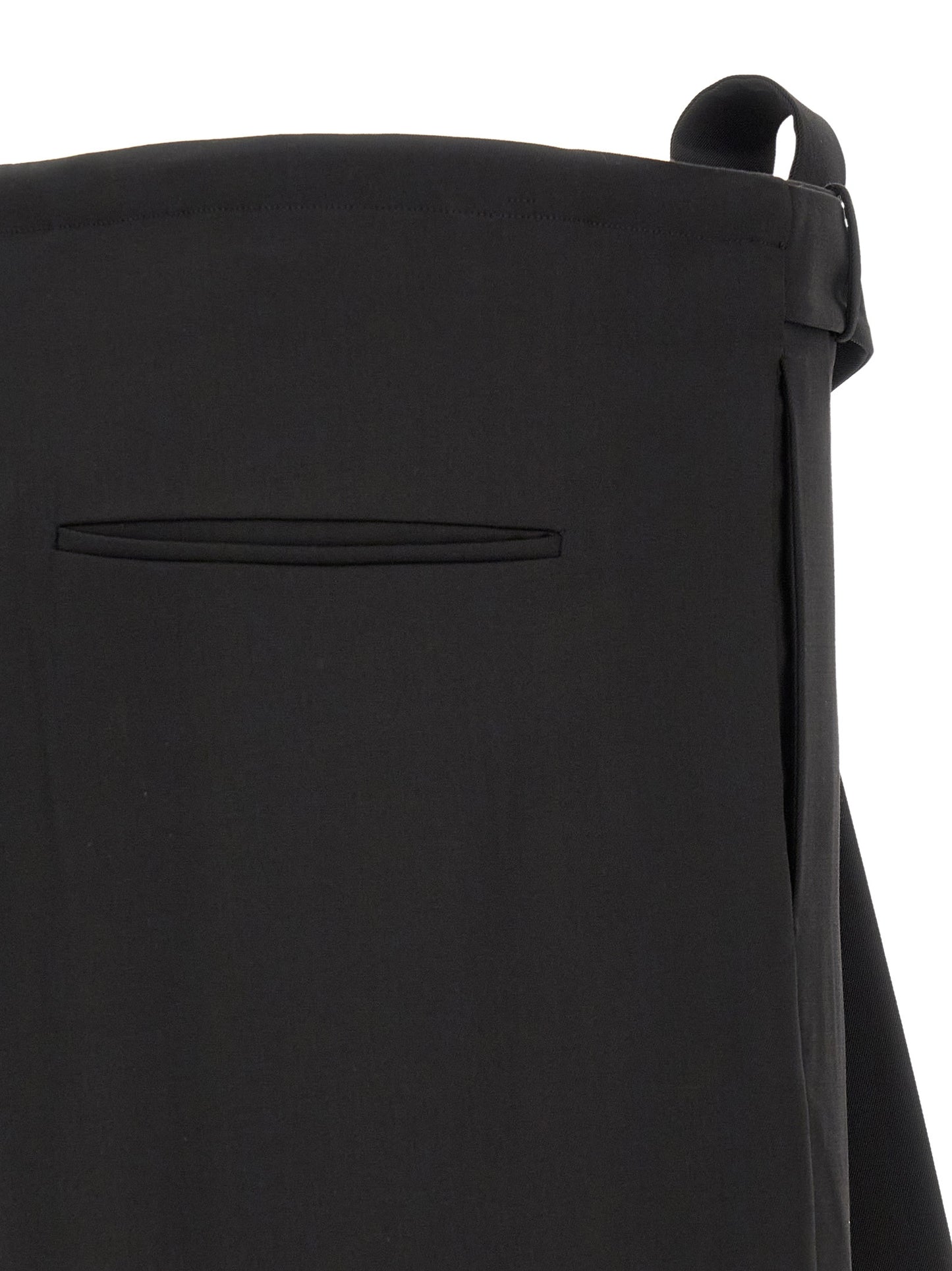 Kiko Kostadinov Black Virgin Wool Dress Pants