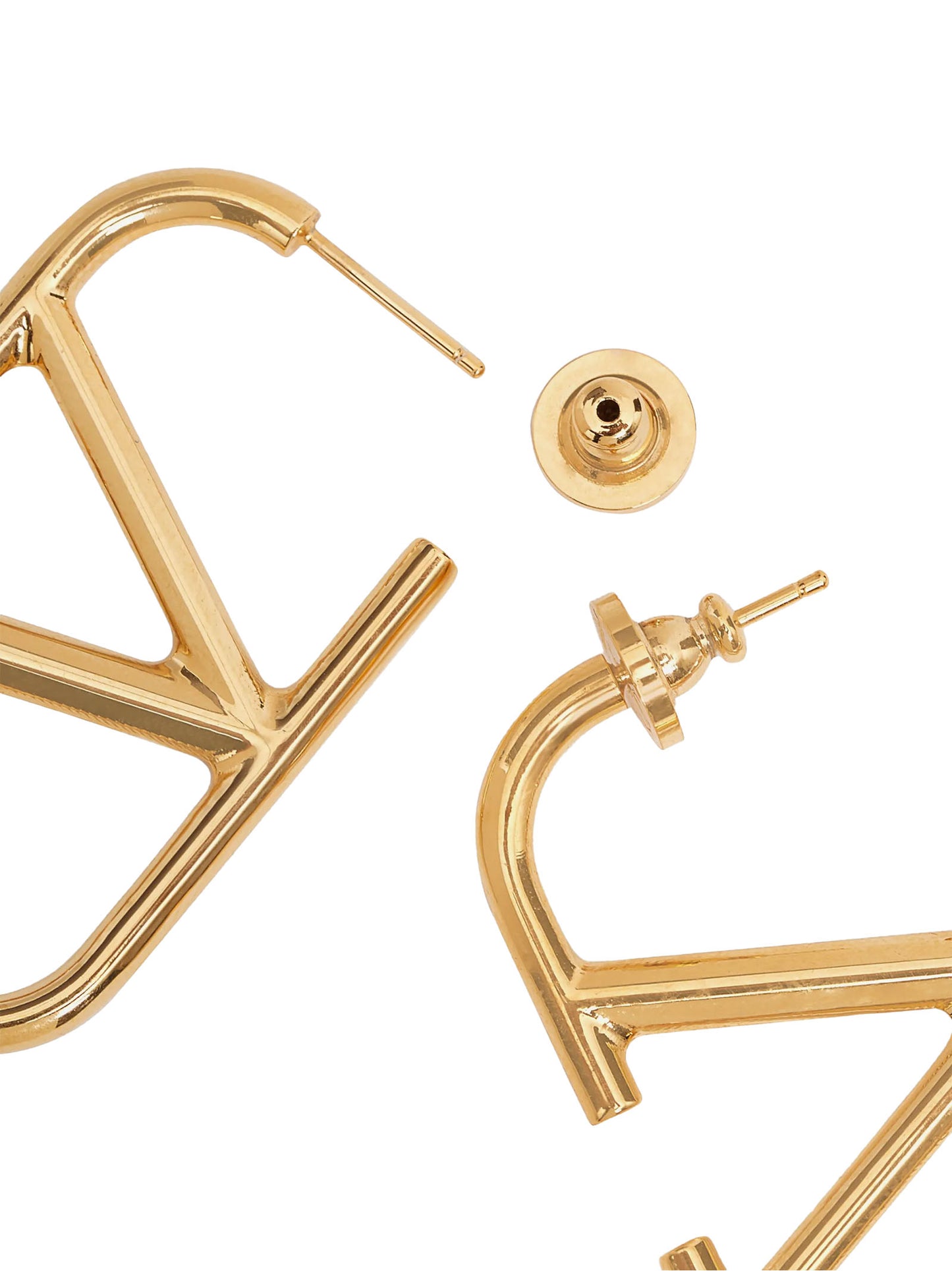 Valentino Garavani Gold Brass Earrings