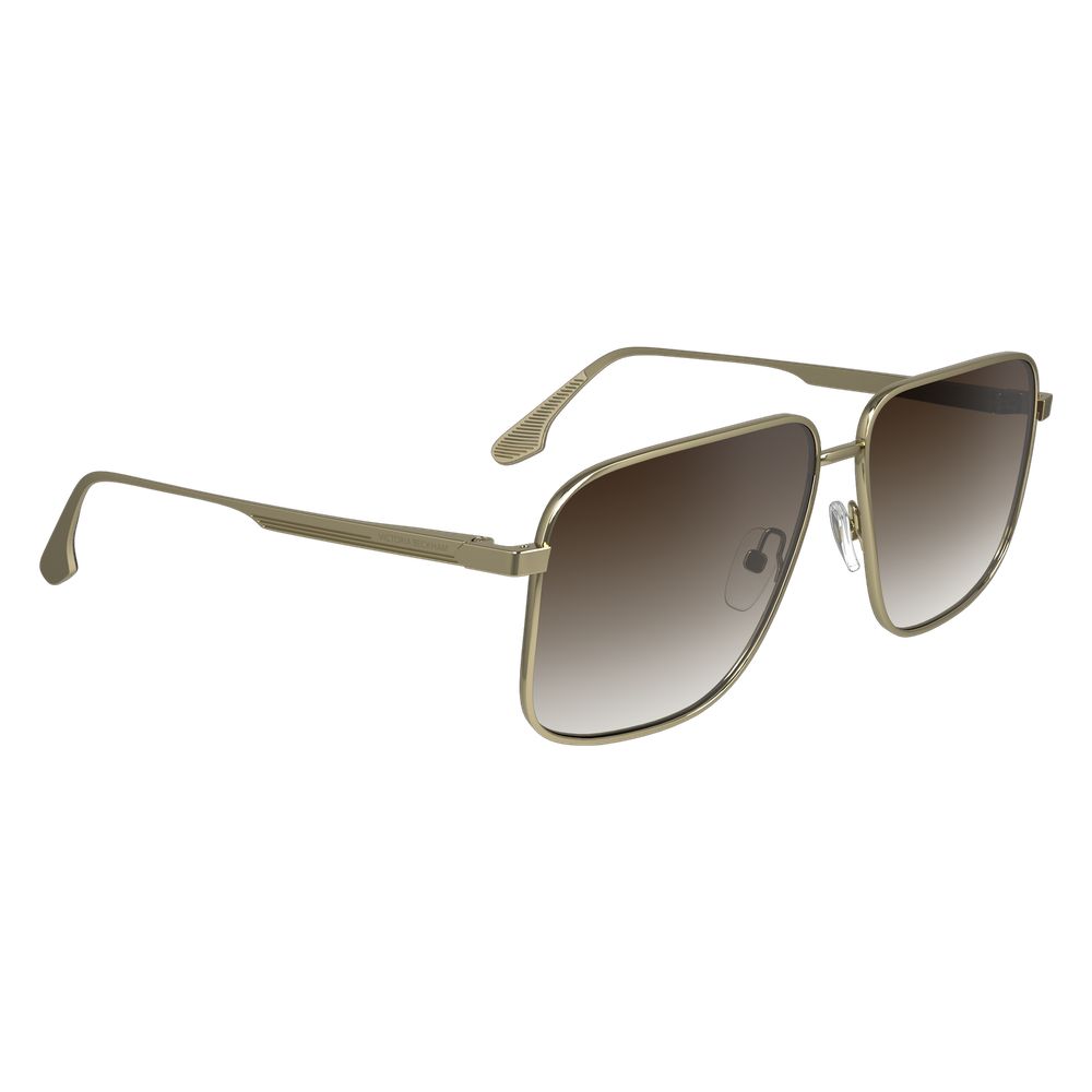 Sunglasses by Victoria Beckham for women in gold features an timeless aviator full-rim frame design with gold coloured frame frames and gradient category-2-medium-tint lens for a timeless finish.