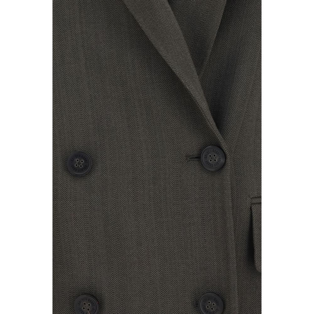 Golden Goose Women's Double Breasted Merino Wool & Viscose Blazer - Bicolour