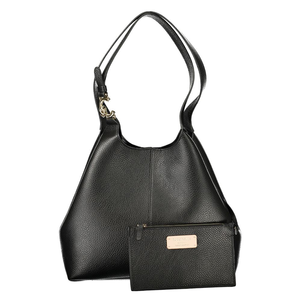 Coccinelle C Easy Leather Pouch Handbag - Black