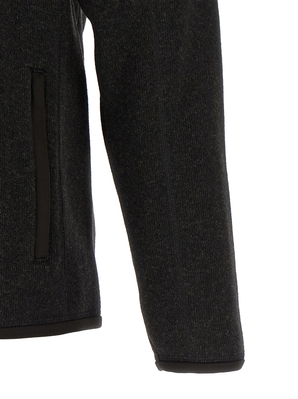 PATAGONIA Men's Fleeced Turtleneck Polyester Overcoat - Black