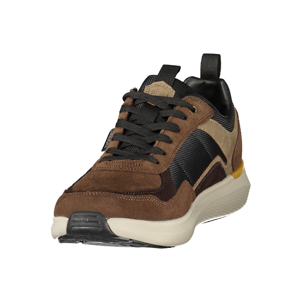 Lumberjack Men's Athletic Polyester Sneakers - Black Brown