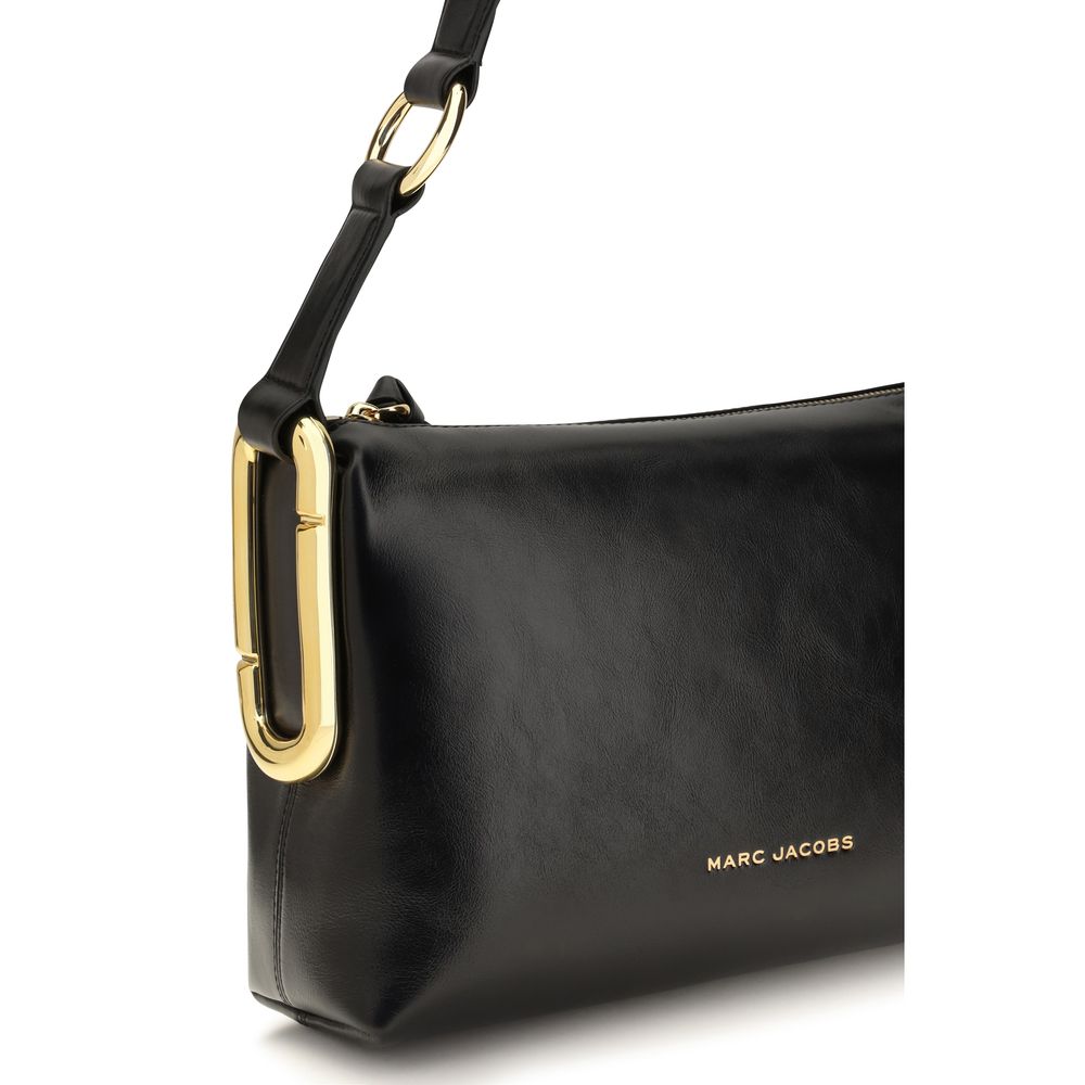 Marc Jacobs Black Calf Leather Bos Taurus Shoulder Bag