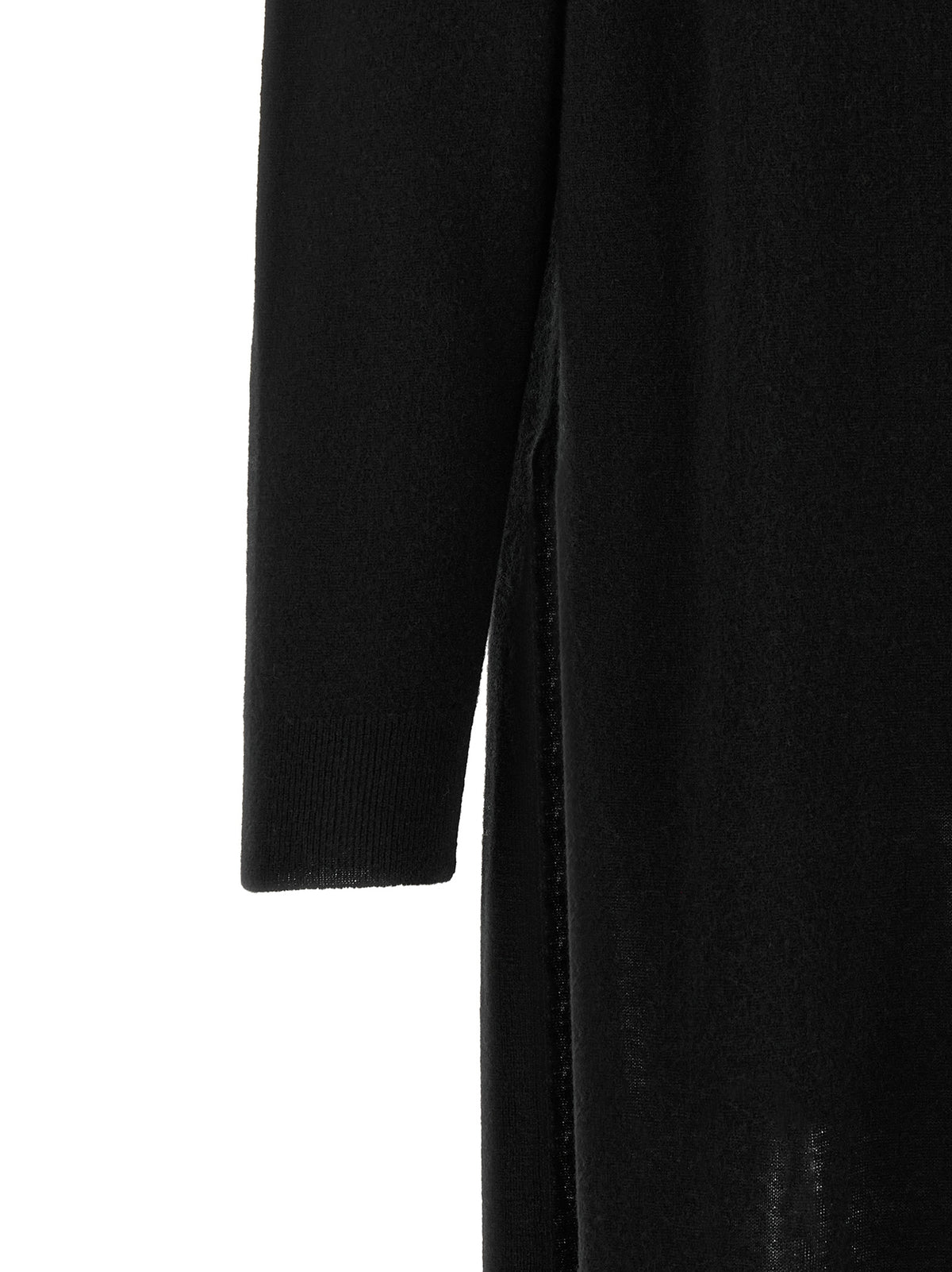 Sweatshirt by Darkpark for women in cashmere & merino wool black showcases a slouchy chic silhouette, artfully detailed with a slouchy chic and for a slouchy chic finish.