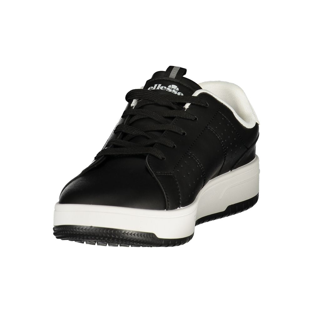 Ellesse Black Polyurethane Men's Sneaker