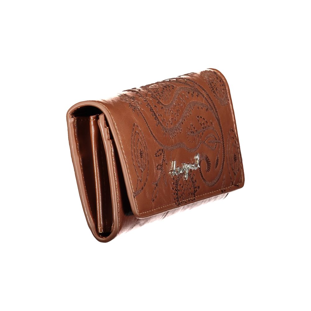 Desigual Brown Polyethylene Wallet