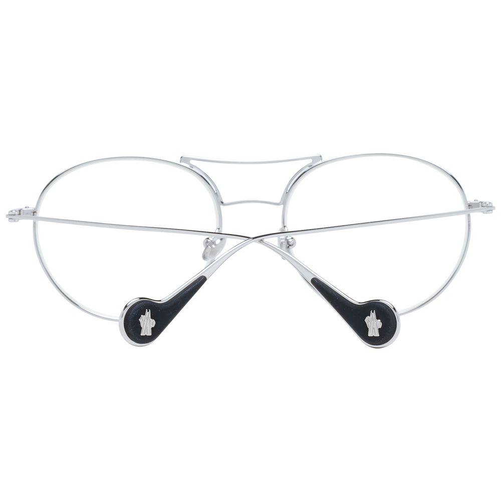 Sunglasses by Moncler for unisex in silver features a contemporary silhouette, showcasing a contemporary full-rim round frame design in silver coloured frame with high-performance non-polarized lens.