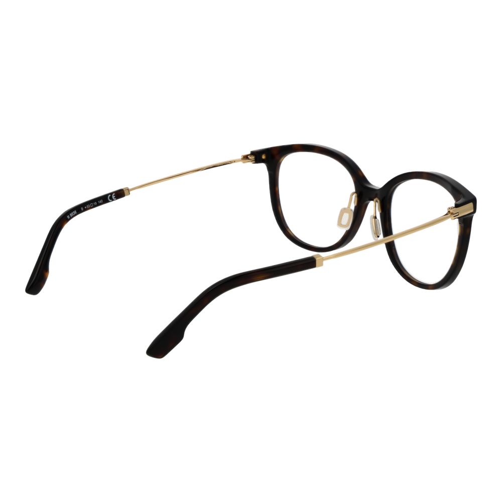 Eyeglasses Frames by Rodenstock for women in cotton polyester brown features an refined silhouette, showcasing the refined brown coloured frame and sophisticated full-frame frame design.
