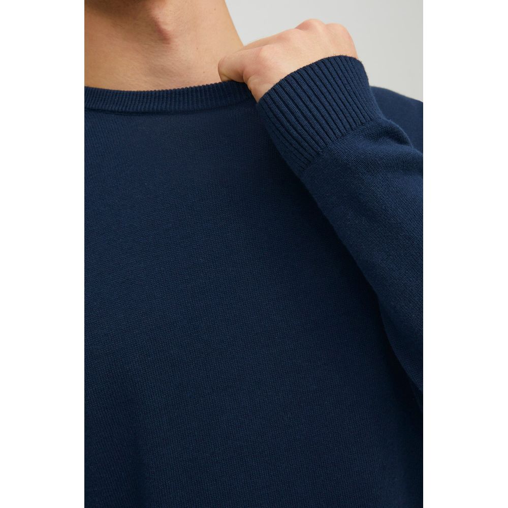 Jack Jones Men's Crew Neck Cotton Sweatshirt - Blue