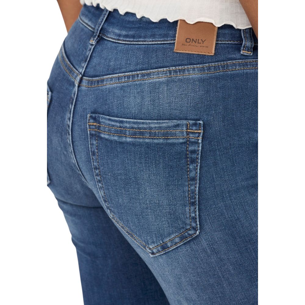 Only Women's Flared Bootcut Stretch Denim Cotton Jeans - Blue