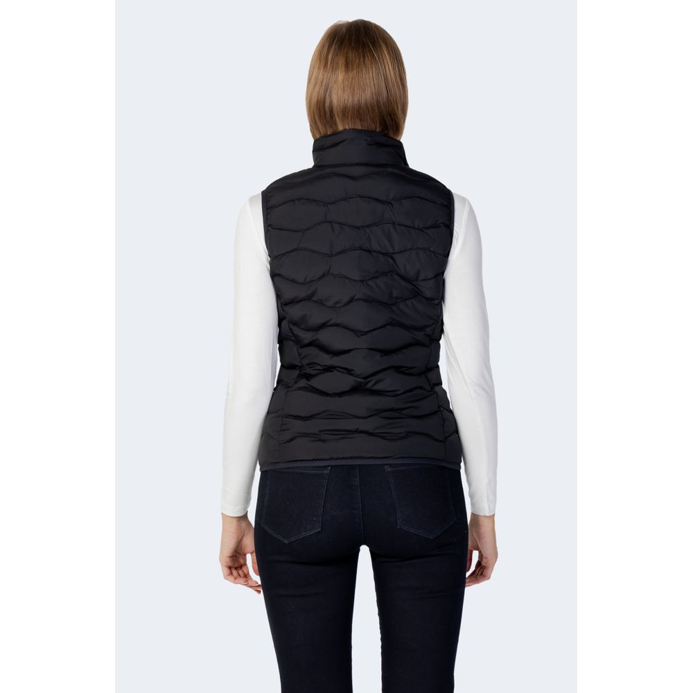 EA7 Emporio Armani City Women's Lightweight Thermal Polyester Vest - Black Signature