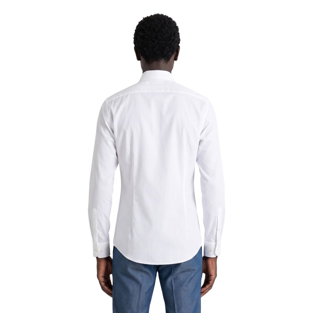 Antony Morato Men's Cotton Dress Shirt - White