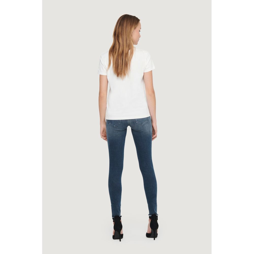 Only Women's Skinny Stretch Denim Cotton Jeans - Blue
