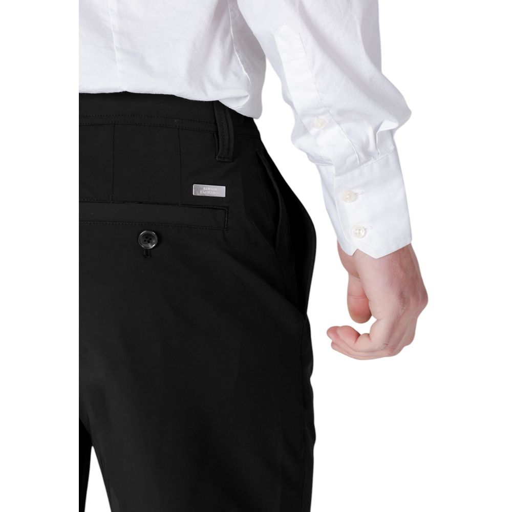 Armani Exchange Men's Lycra Polyamide Bermuda Shorts - Black
