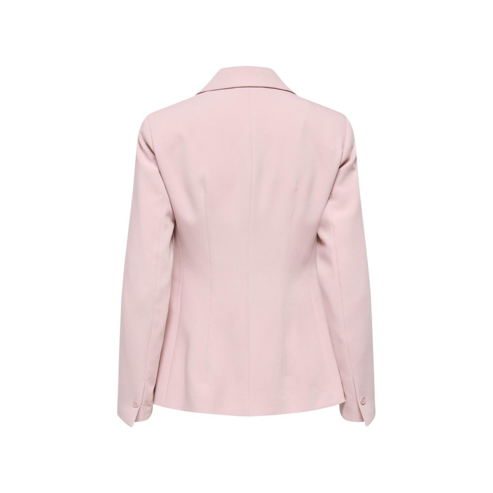 Only Women's Stretch Viscose Polyester Blazer - Pink