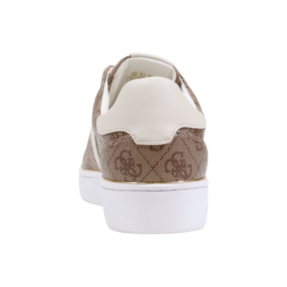 Guess Women's Low Top Polyethylene & Polyurethane Sneakers - Beige