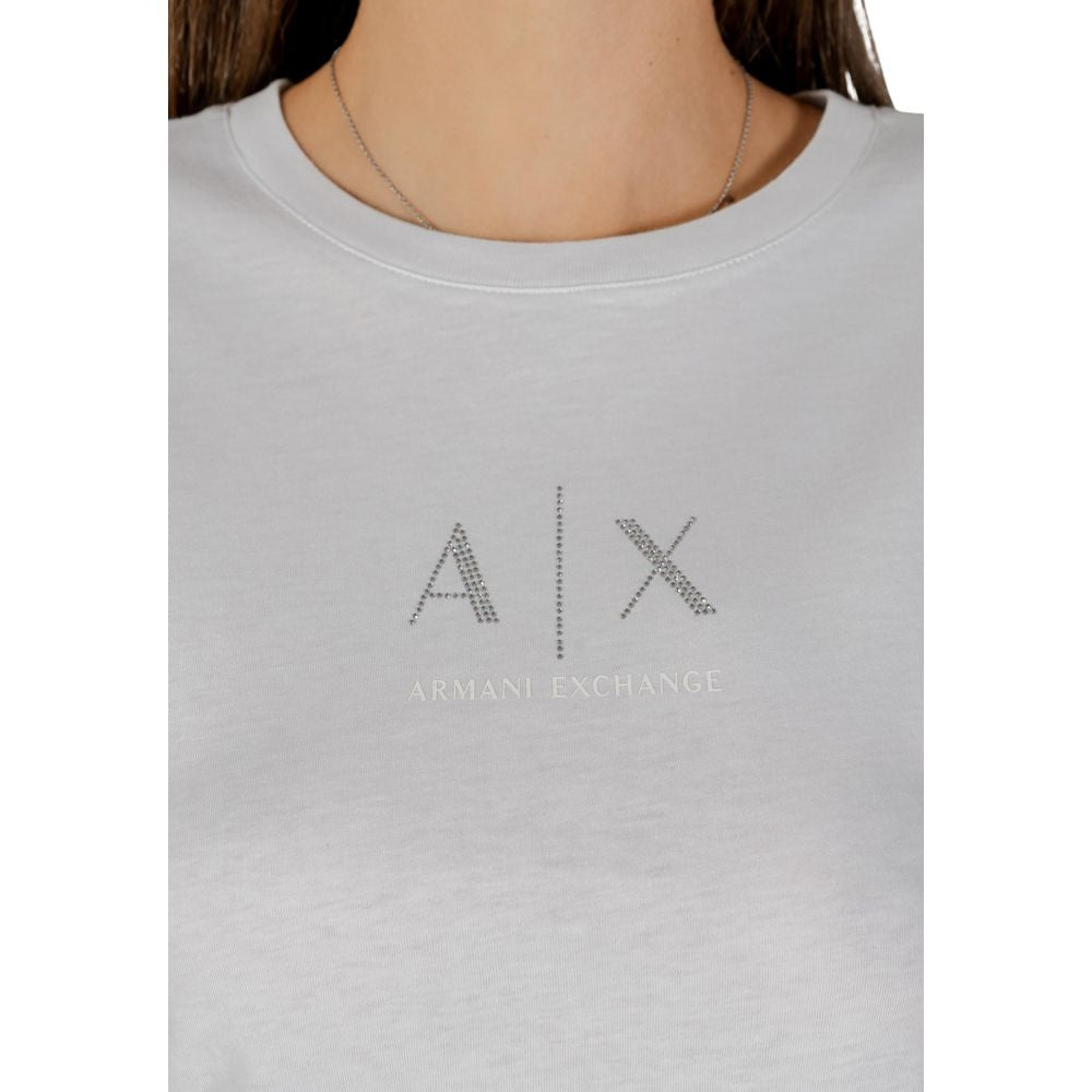 Armani Exchange Women's Cotton T-Shirt - White