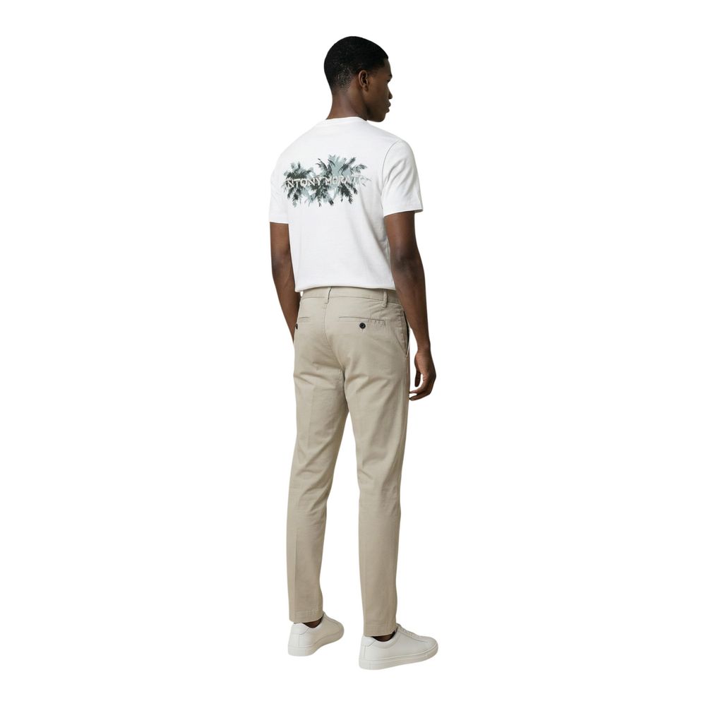 Antony Morato Men's Skinny Slim Stretch Cotton Trousers - Beige