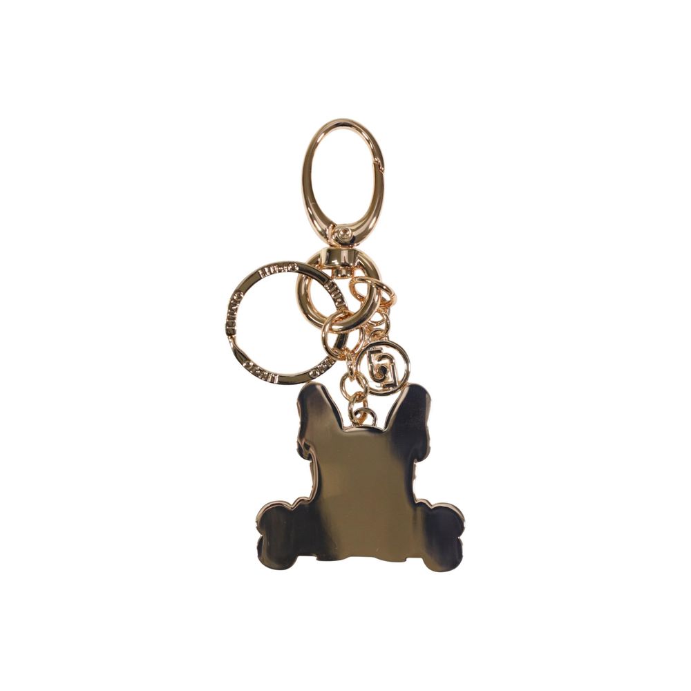 Liu Jo Leather & Metal Keychain - Gold