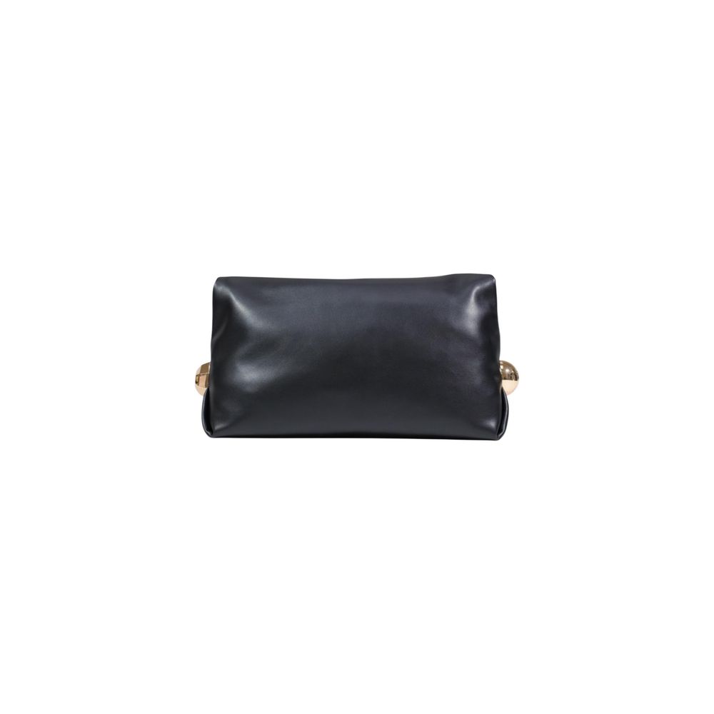 Liu Jo Polyethylene & Polyurethane Mini Drawstring Clutch Handbag - Black