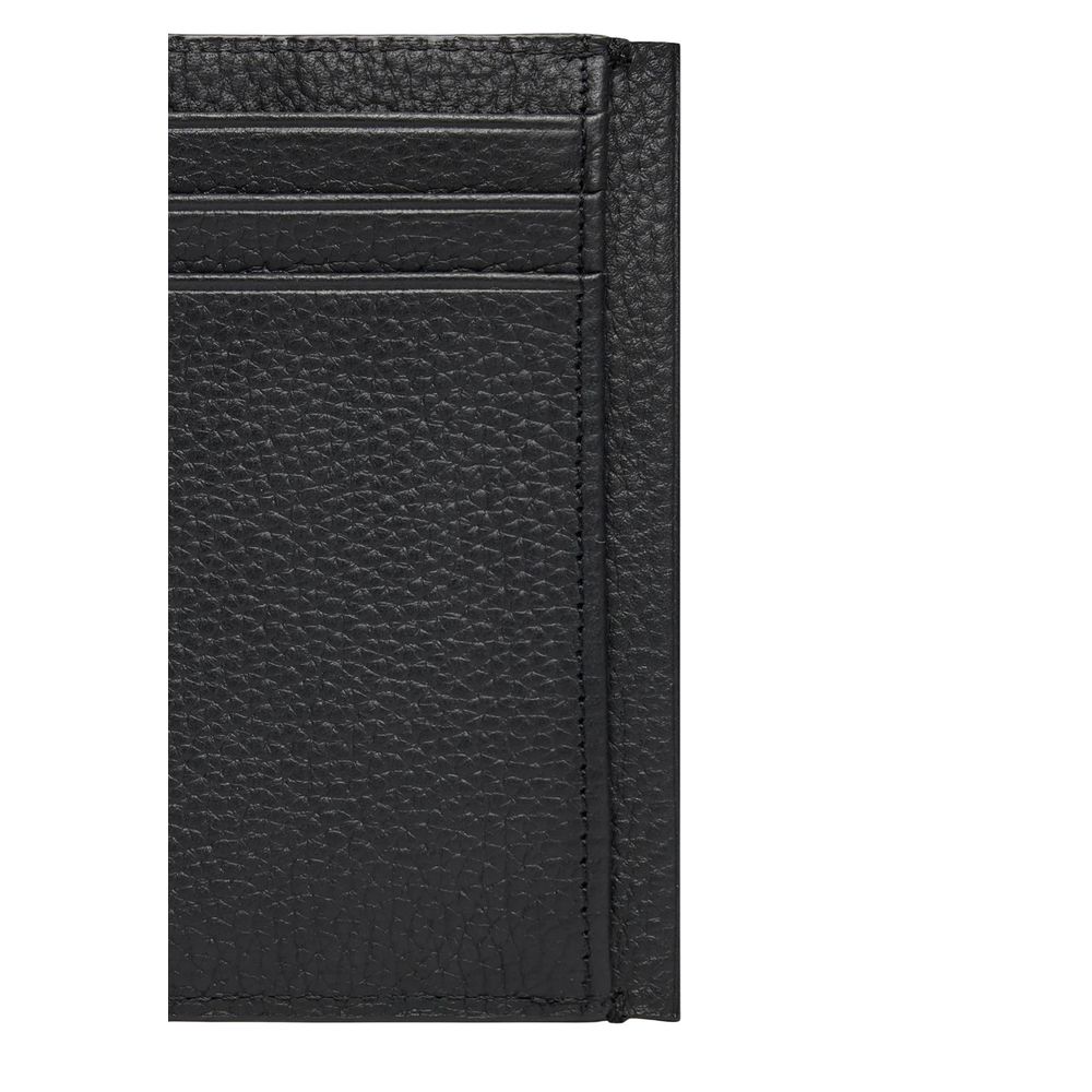 Calvin Klein Leather Cardholder Card Case - Black