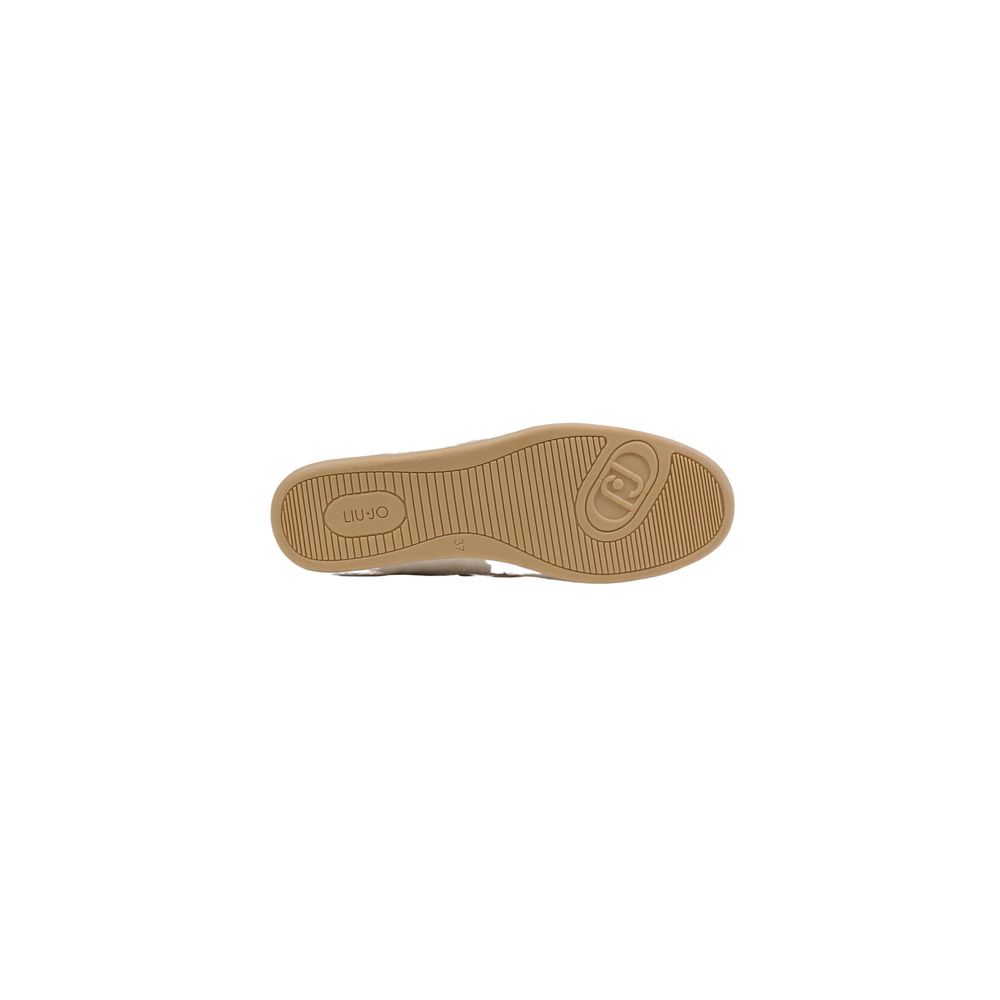 Platform Pumps Heels by Liu Jo for women in suede leather white features an effortlessly chic silhouette from the Women's Suede Leather Platform Pumps Heels collection, showcasing a platform and effortlessly chic for a effortlessly chic look.