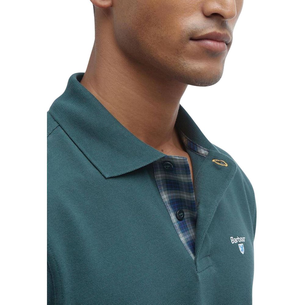 Barbour Men's Regular Fit Cotton Polo Shirt - Bicolour Tartan