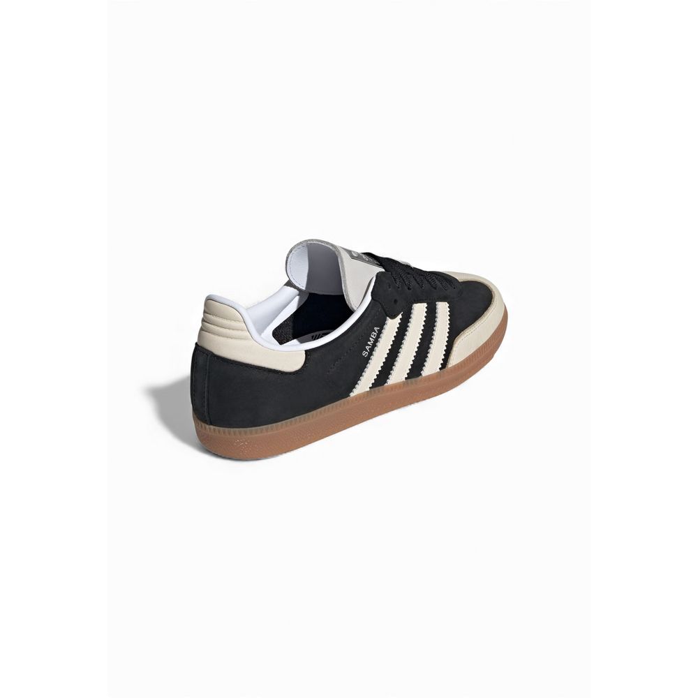 Adidas Originals Icon Women's Low Top Leather & Rubber Sneakers - Black Signature Striped