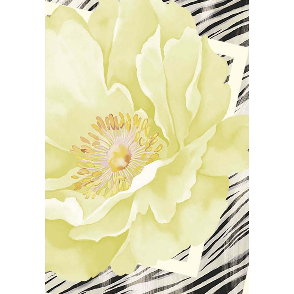 Liu Jo Polyester Foulard Scarf - Gray Patterned Floral Print