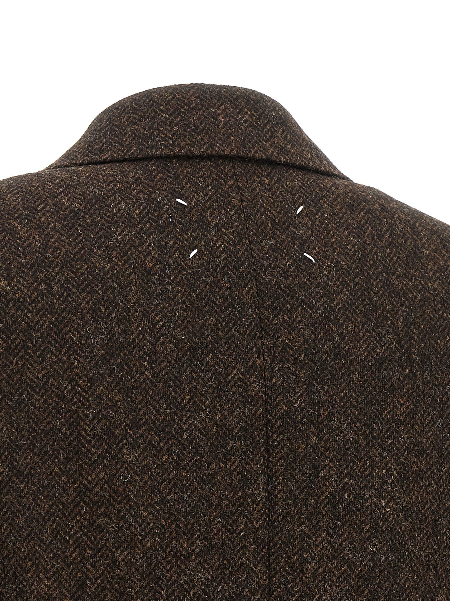 Maison Margiela Brown Wool Coat