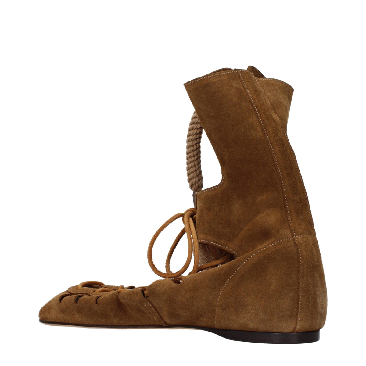 Ankle Boots by Isabel Marant for women in suede leather brown features an avant-garde Women's Suede Leather Ankle Boots silhouette, defined by a sophisticated and a avant-garde .