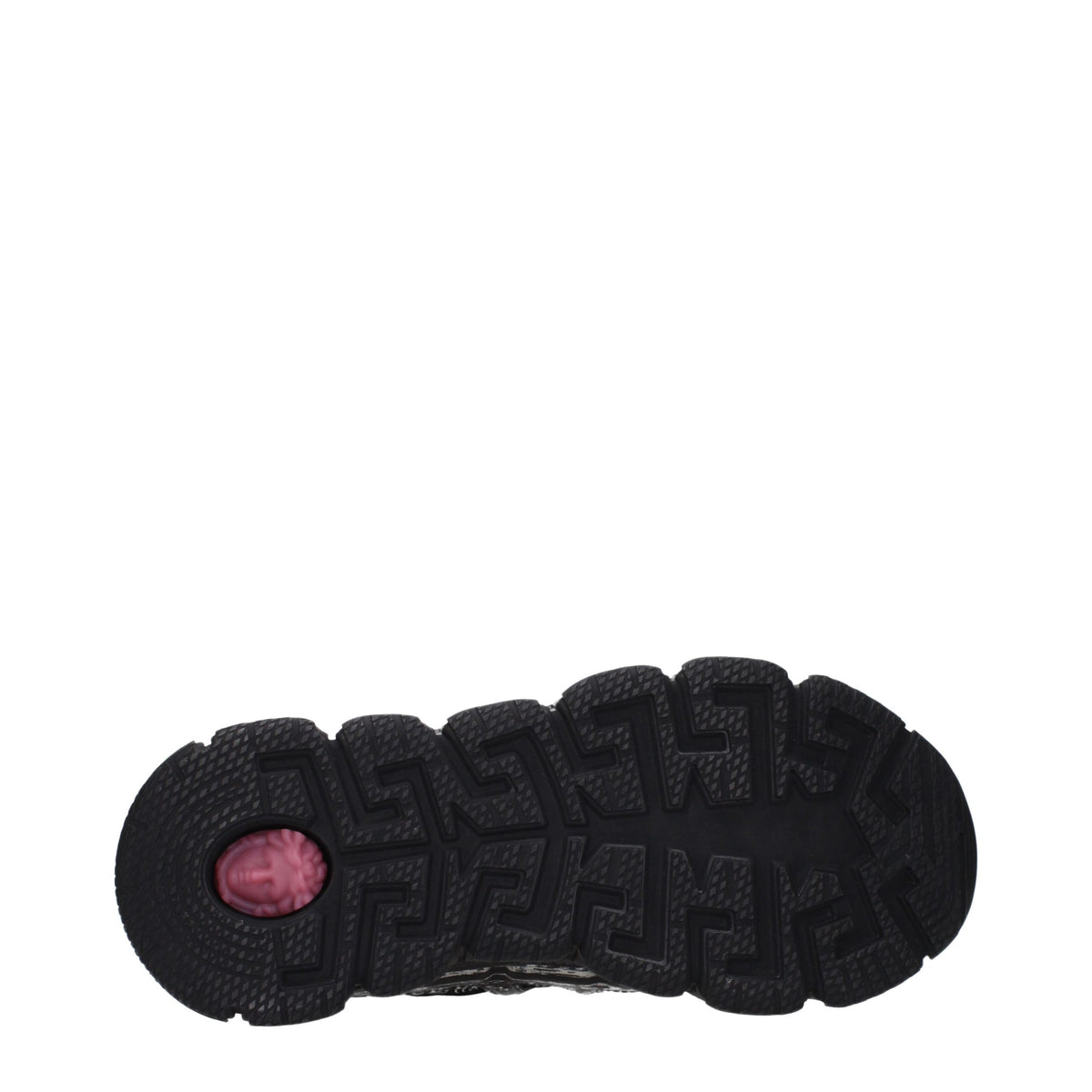 Athletic Sneakers by Versace for men in fabric black features an exquisite silhouette, showcasing the premium athletic style of the Men's Athletic Fabric Sneakers with an exquisite finish.