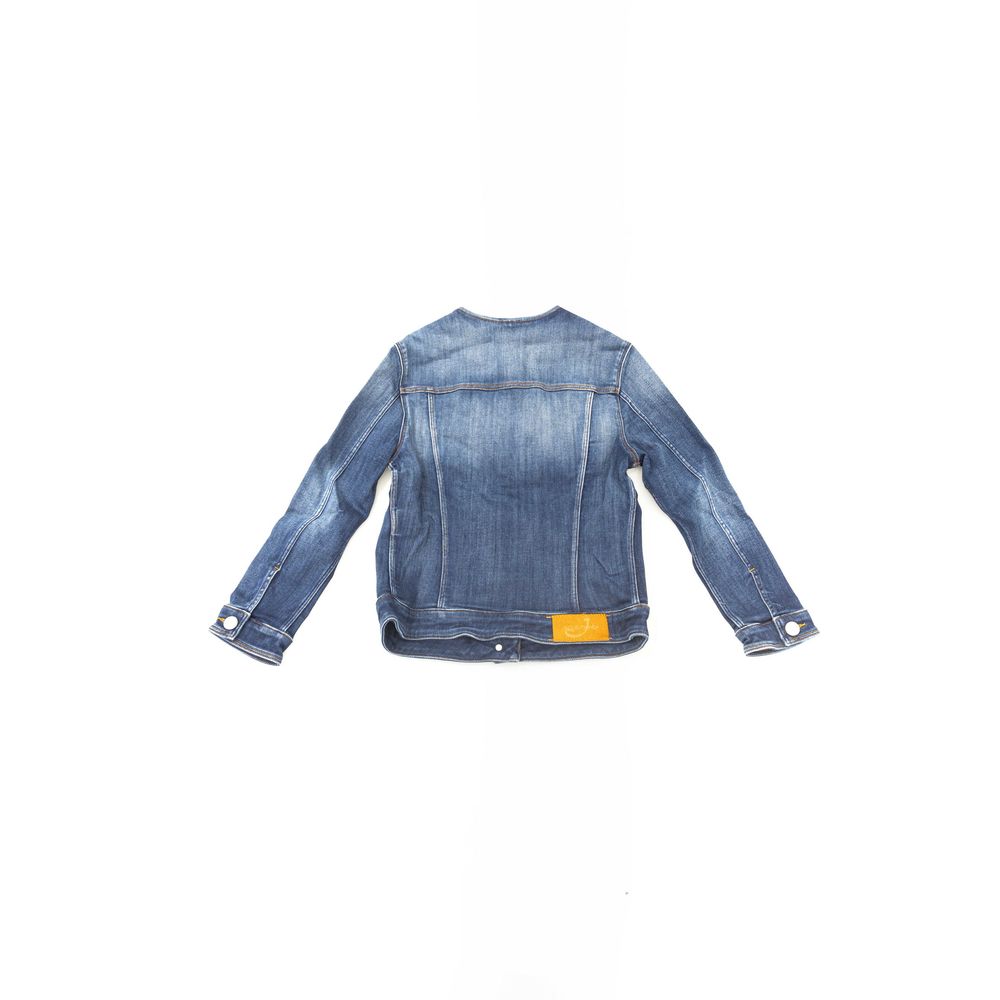 Suit by Jacob Cohen for women in stretch denim cotton blue & signature features an on trend silhouette, showcasing a sophisticated and on trend for a truly on trend finish.