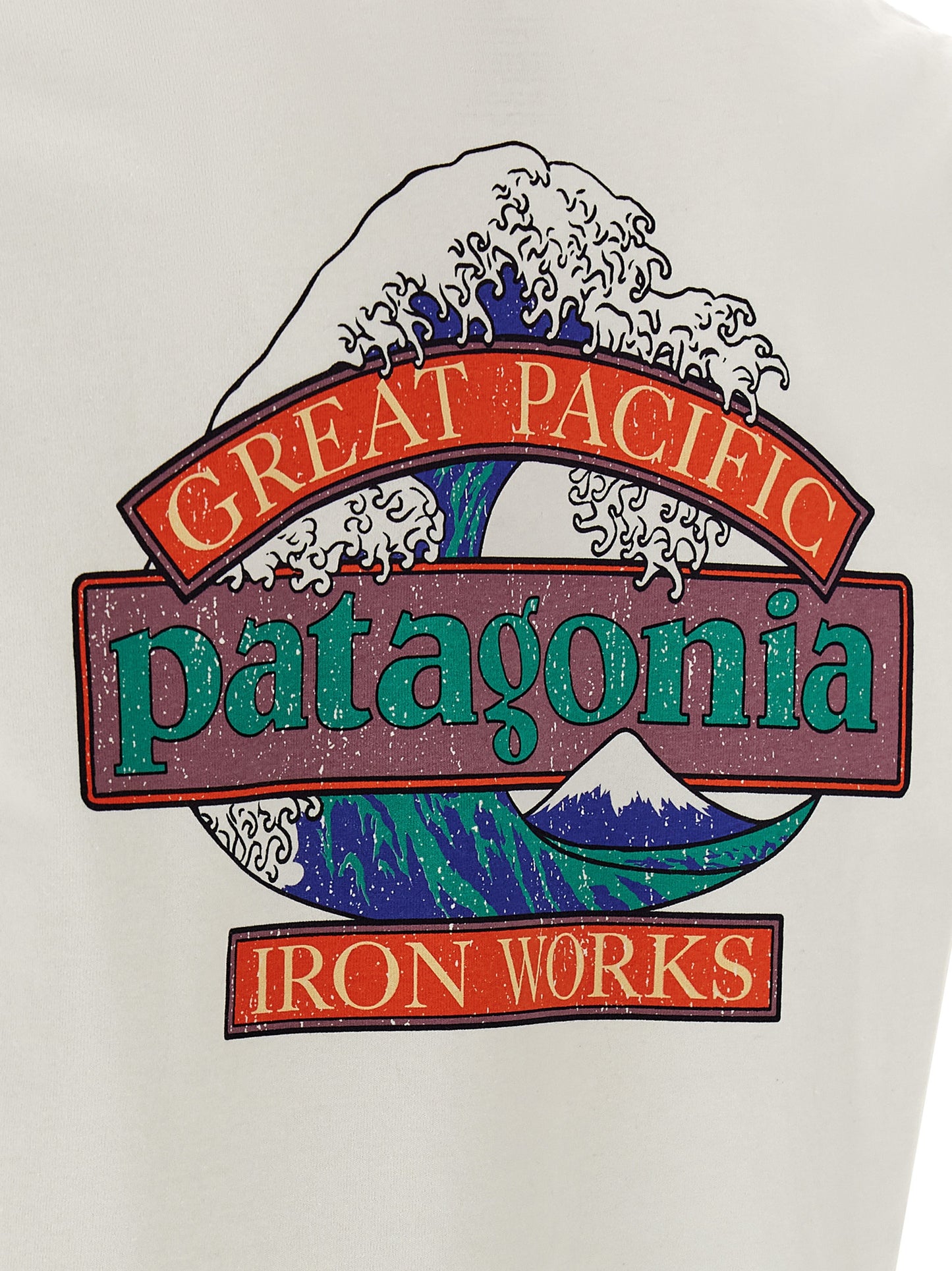 PATAGONIA White Cotton T-Shirt