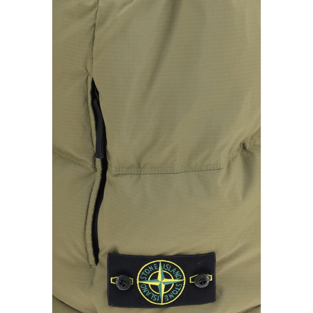 Stone Island Cordura Men's Lightweight Duck Down Padded Cotton Nylon & Vest - Bicolour